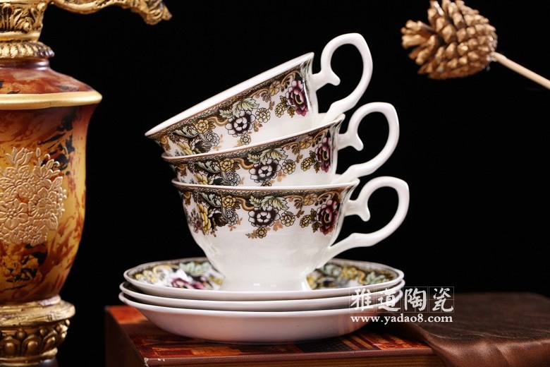 景德鎮陶瓷高檔英式咖啡具套裝