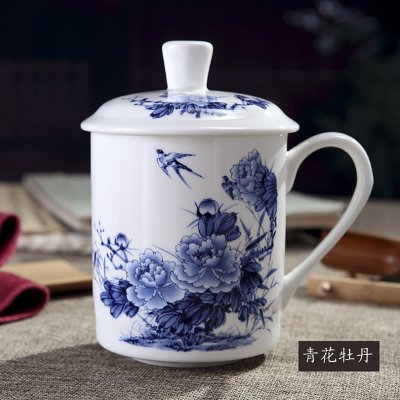 景德鎮青花瓷茶杯