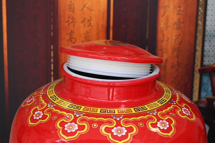景德鎮100斤陶瓷酒壇加厚密封-密封圈