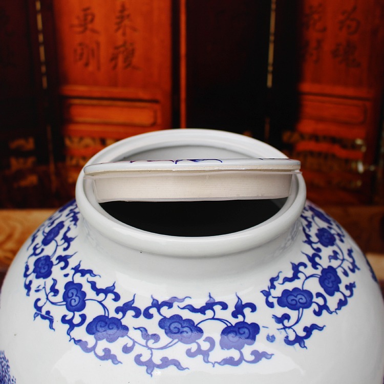 青花陶瓷酒壇系列
