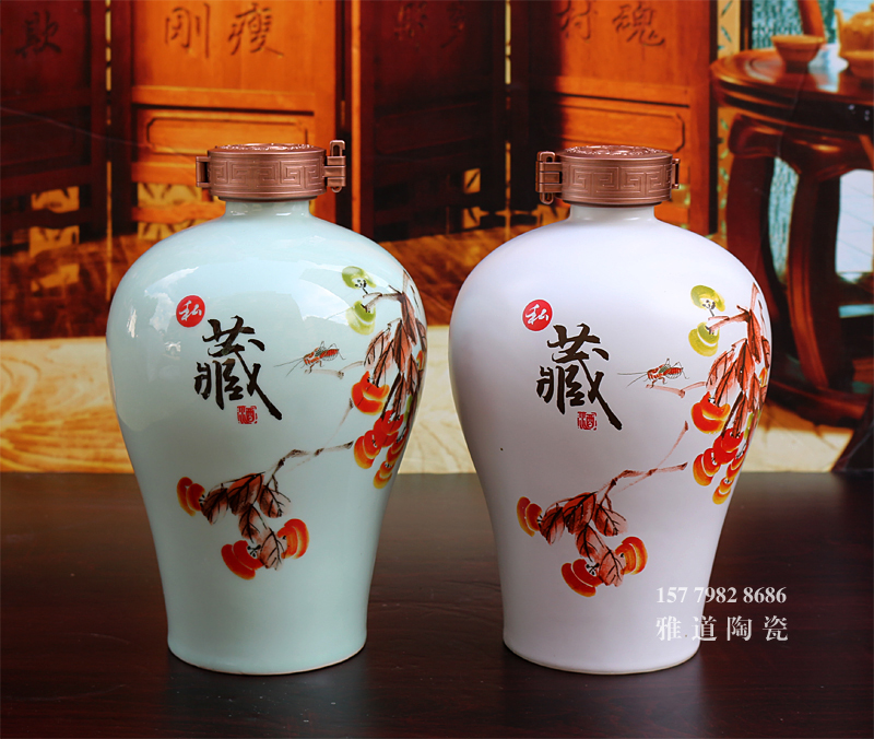 2020新品1斤2斤3斤5斤10斤陶瓷酒壇