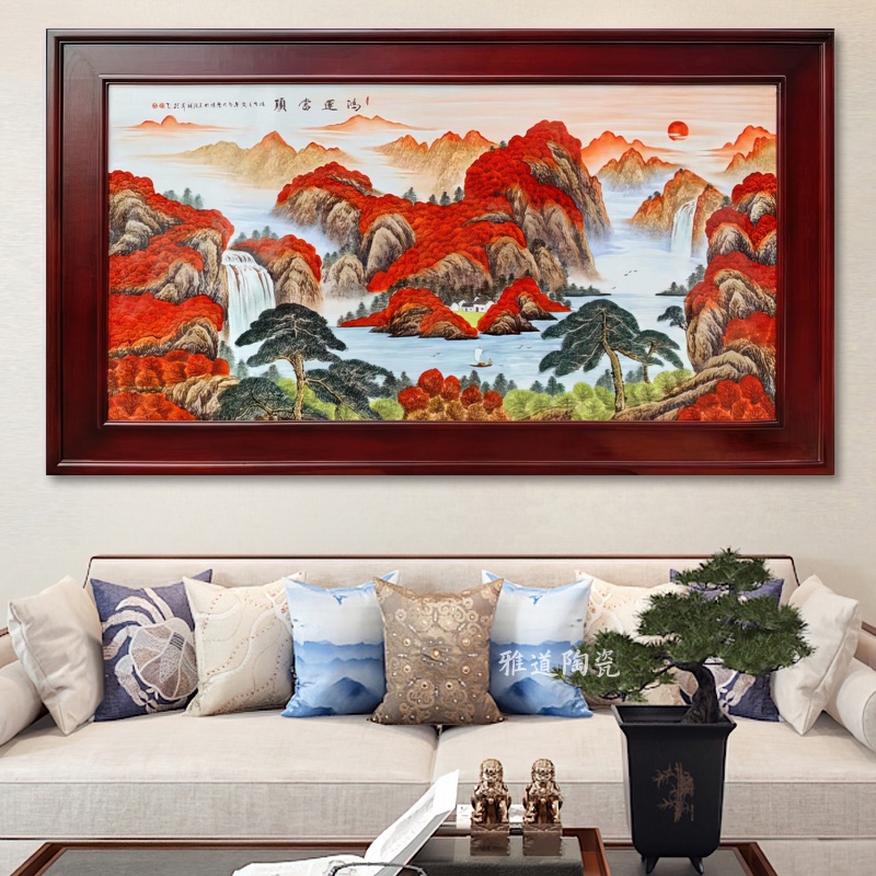 客廳西墻掛什么畫吉利又旺運(這樣掛旺家風水好)(圖1)